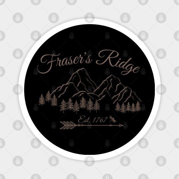 Fraser's Ridge North Carolina Est 1767 Magnet by MalibuSun